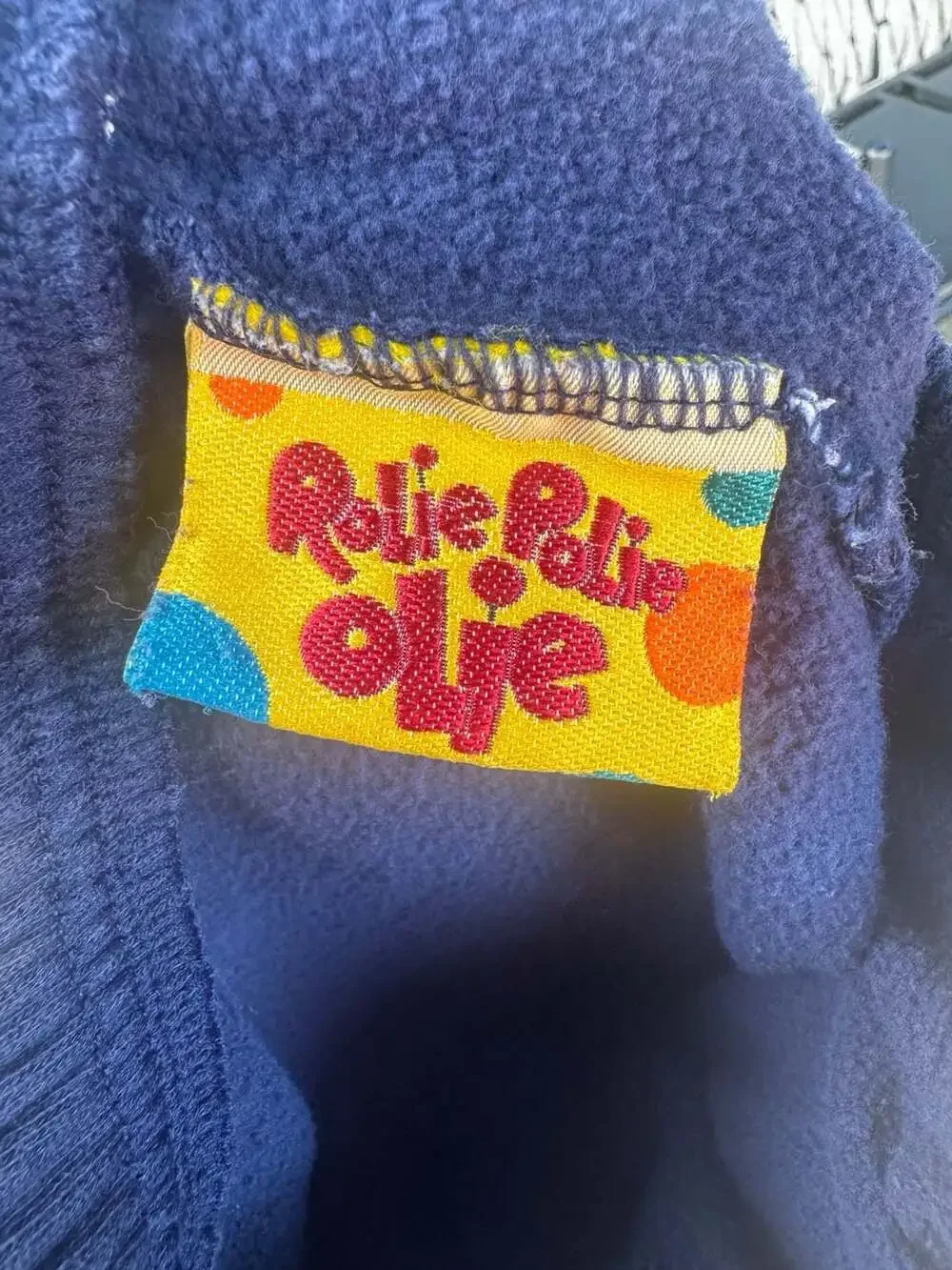 Vintage 90’s Rolie Polie Olie Toddler Navy Fleece Jogger Sweatpants